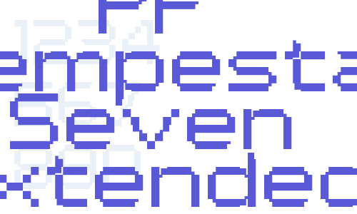 PF Tempesta Seven Extended Font Download