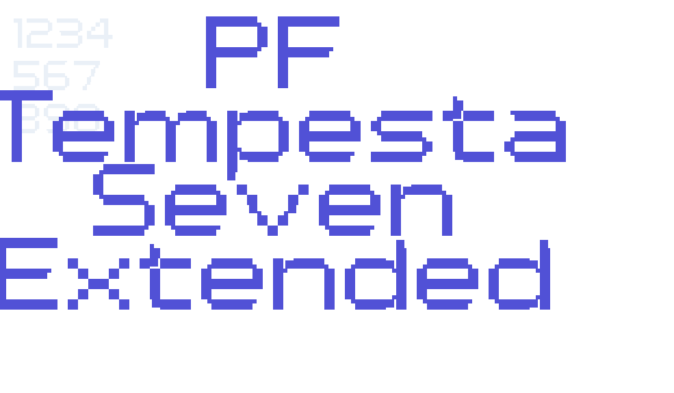 PF Tempesta Seven Extended-font-download