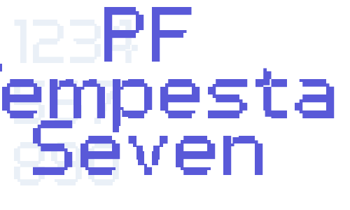 PF Tempesta Seven Font Download