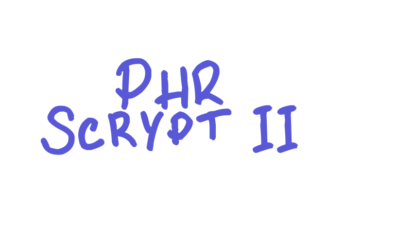 PHR Scrypt II Font