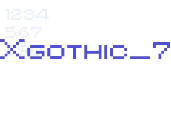 PIXgothic_7 Font Download