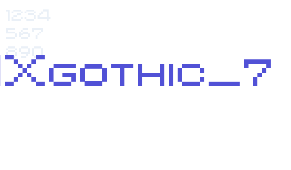 PIXgothic_7-font-download