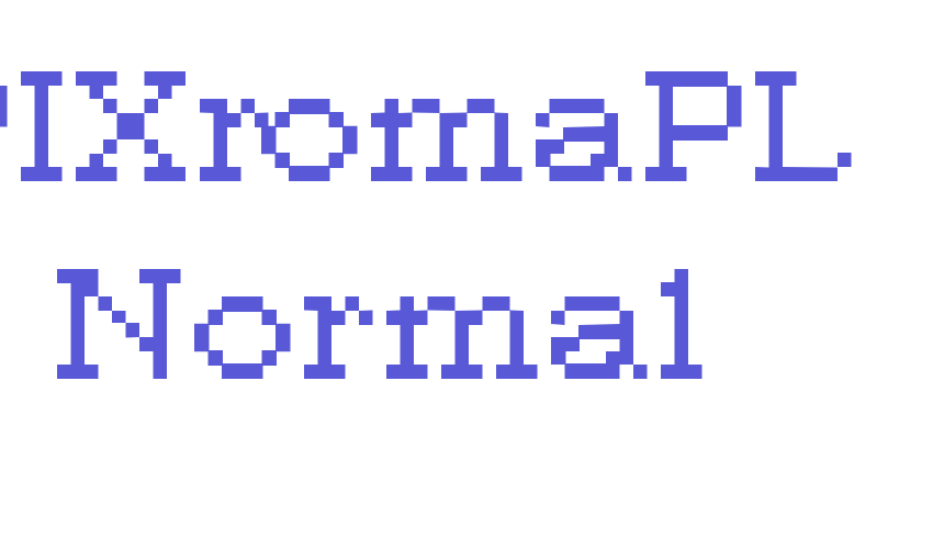 PIXromaPL             Normal Font