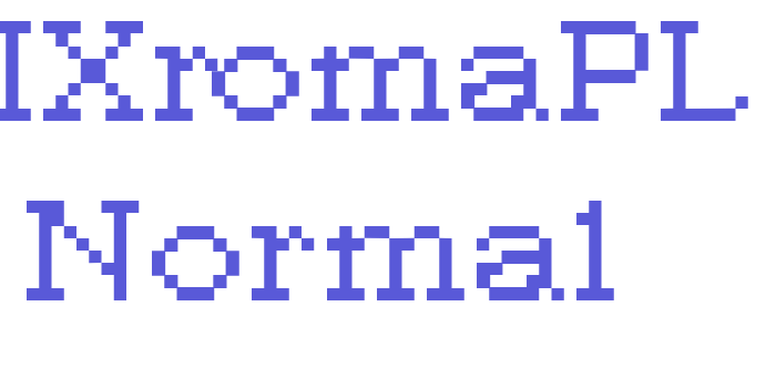 PIXromaPL             Normal Font Download