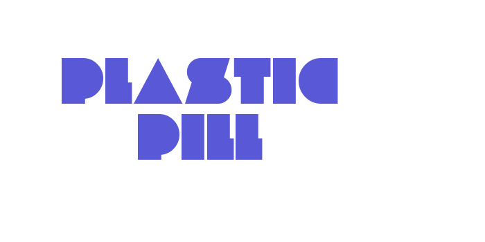 PLASTIC PILL Font Download