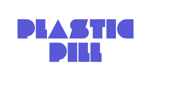 PLASTIC PILL Font