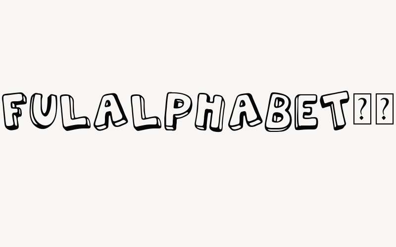 PLAYFULALPHABET_demo Font