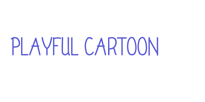 PLAYFUL CARTOON Font Download