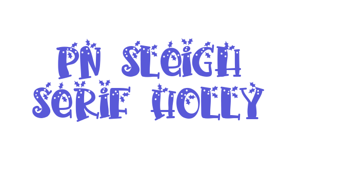 PN Sleigh Serif Holly Font Download