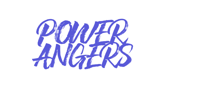 POWER ANGERS Font Download