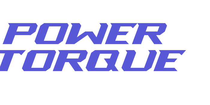 POWER TORQUE Font