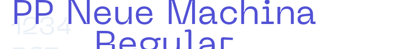PP Neue Machina Regular-font