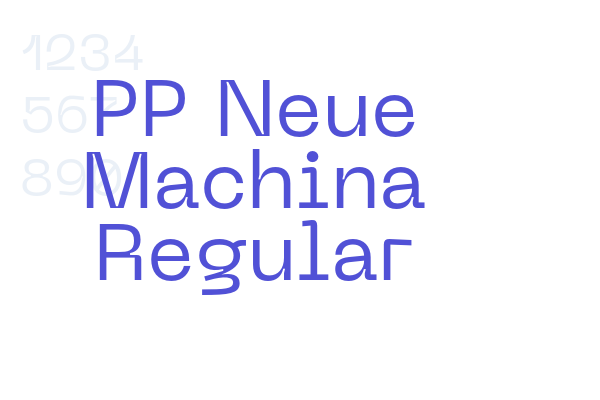 PP Neue Machina Regular