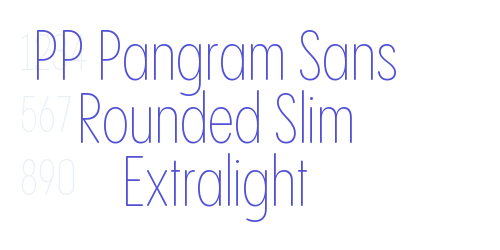 PP Pangram Sans Rounded Slim Extralight-font-download