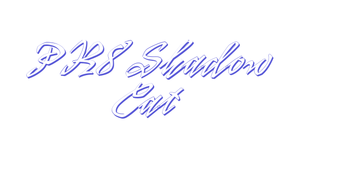 PR8 Shadow Cat Font Download