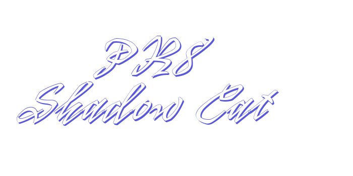 PR8 Shadow Cat Font