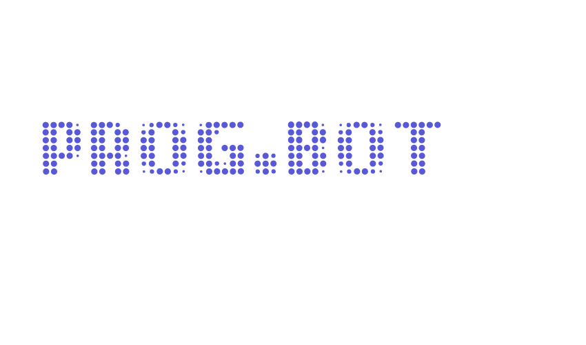 PROG.BOT Font Download