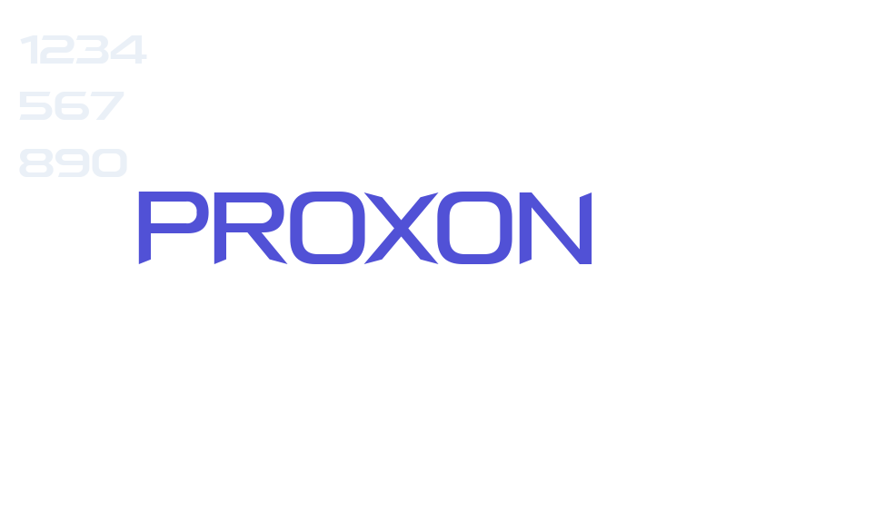 PROXON-font-download