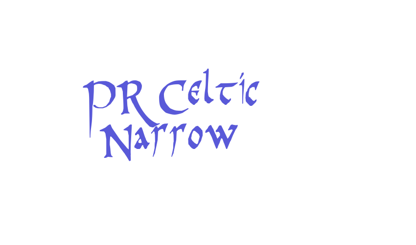 PR Celtic Narrow Font Download