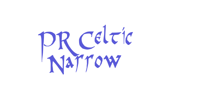 PR Celtic Narrow Font Download