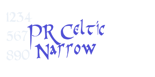 PR Celtic Narrow-font-download