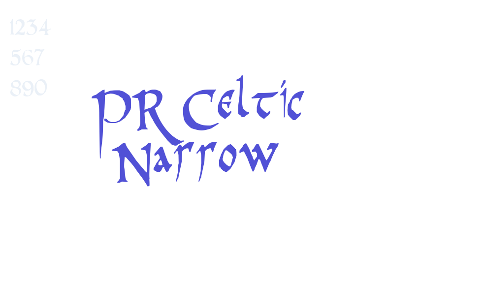 PR Celtic Narrow-font-download