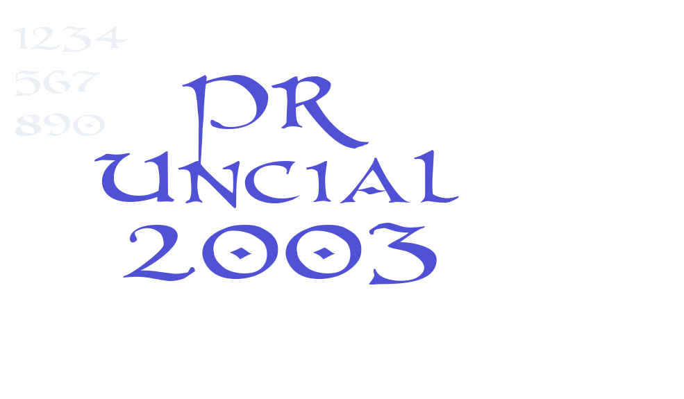 PR Uncial 2003-font-download