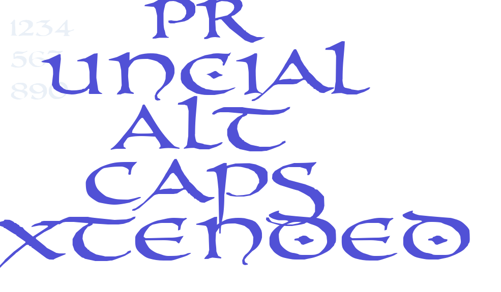 PR Uncial Alt Caps Extended-font-download