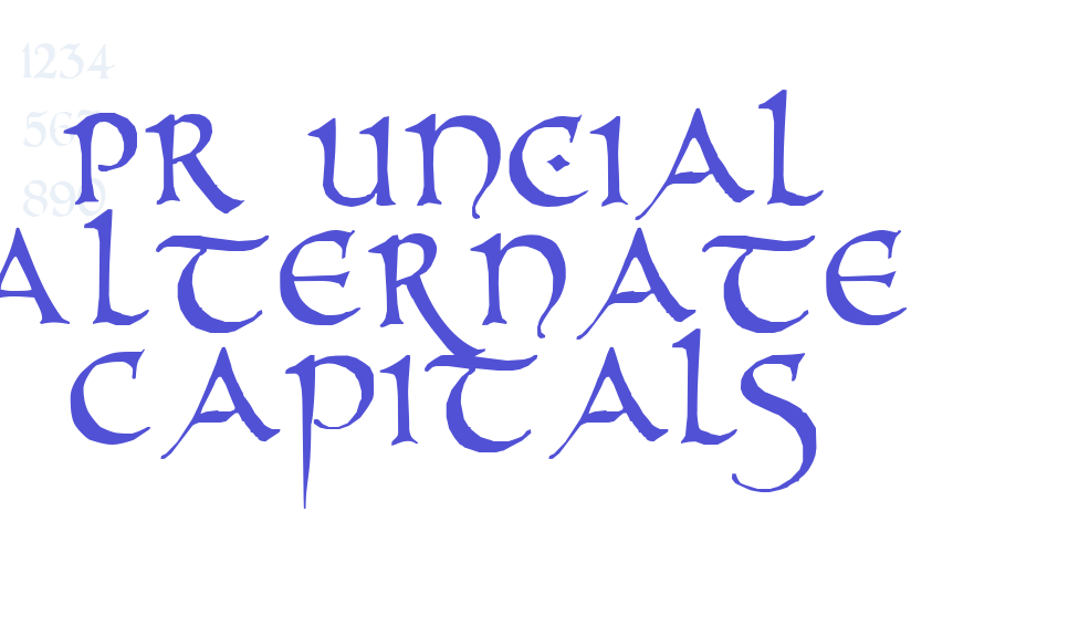 PR Uncial Alternate Capitals-font-download