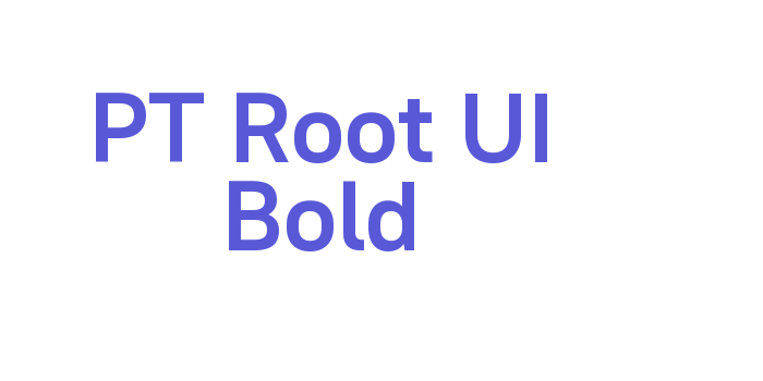 PT Root UI Bold Font Download