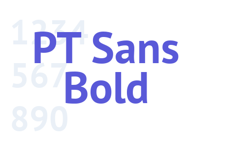 PT Sans Bold Font Download