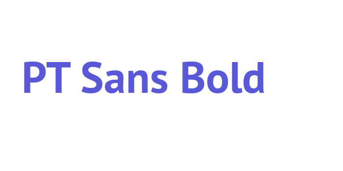 PT Sans Bold Font Download