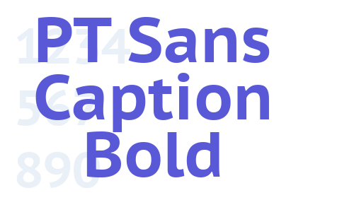 PT Sans Caption Bold Font Download