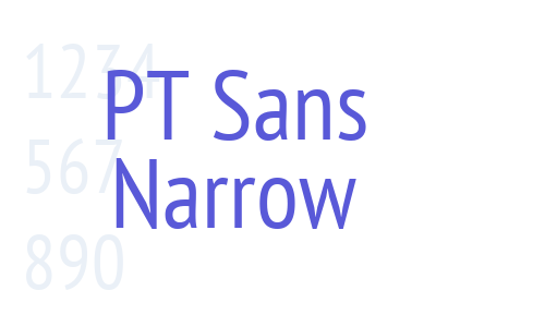 PT Sans Narrow Font Download