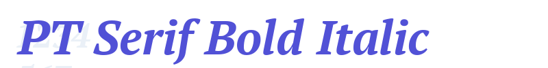 PT Serif Bold Italic-font
