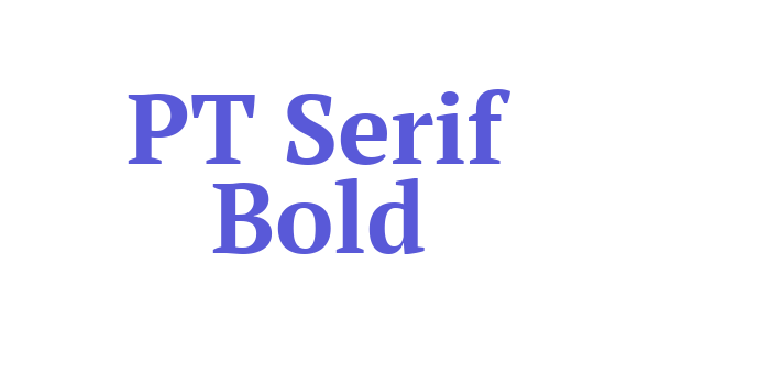 PT Serif Bold Font Download