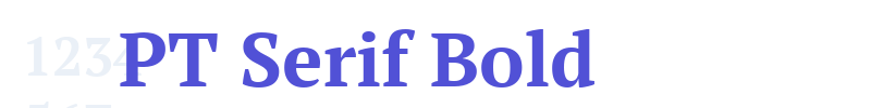 PT Serif Bold-font