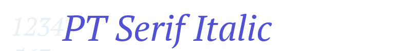 PT Serif Italic-font