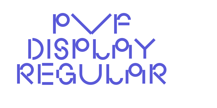 PVF Display Regular Font Download