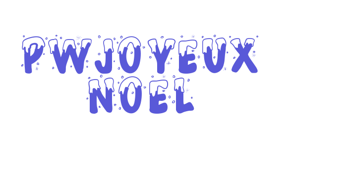 PWJoyeux Noel Font Download