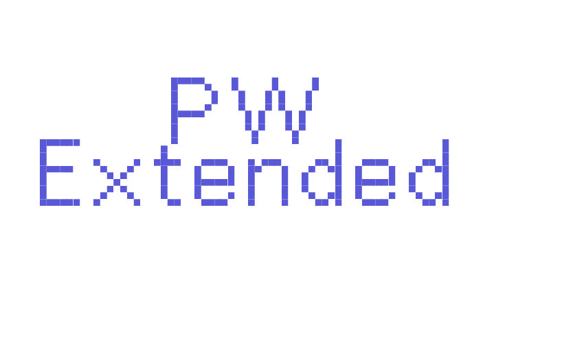 PW Extended Font Download