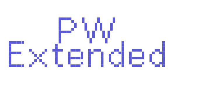 PW Extended Font Download