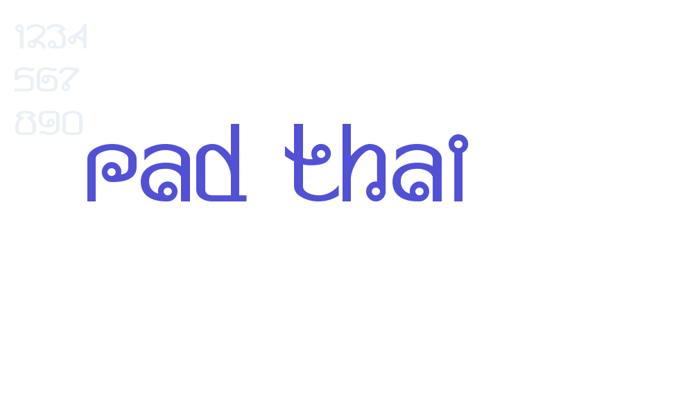 Pad Thai-font-download