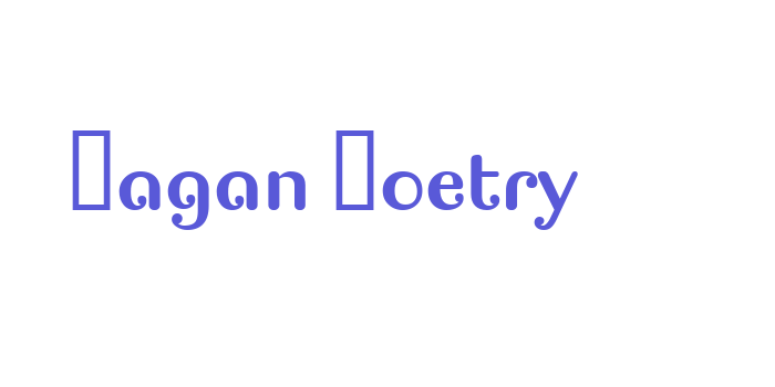 Pagan Poetry Font Download