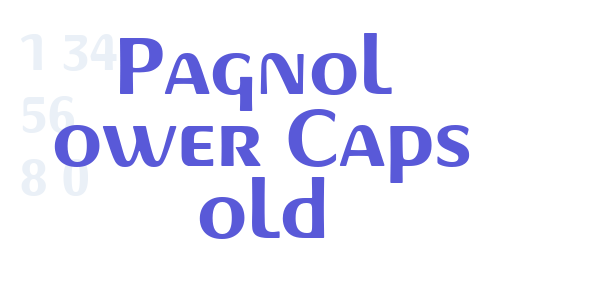 Pagnol Lower Caps Bold font free