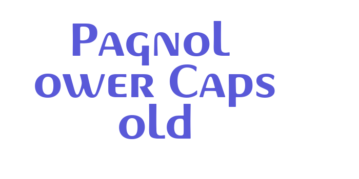 Pagnol Lower Caps Bold Font Download