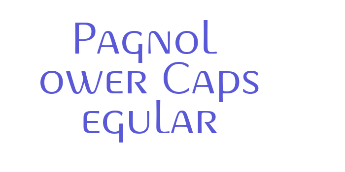 Pagnol Lower Caps Regular Font Download