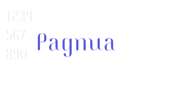 Pagnua font