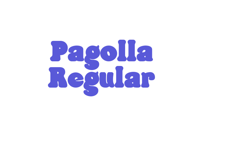 Pagolla Regular Font Download