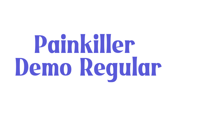 Painkiller – Demo Regular Font